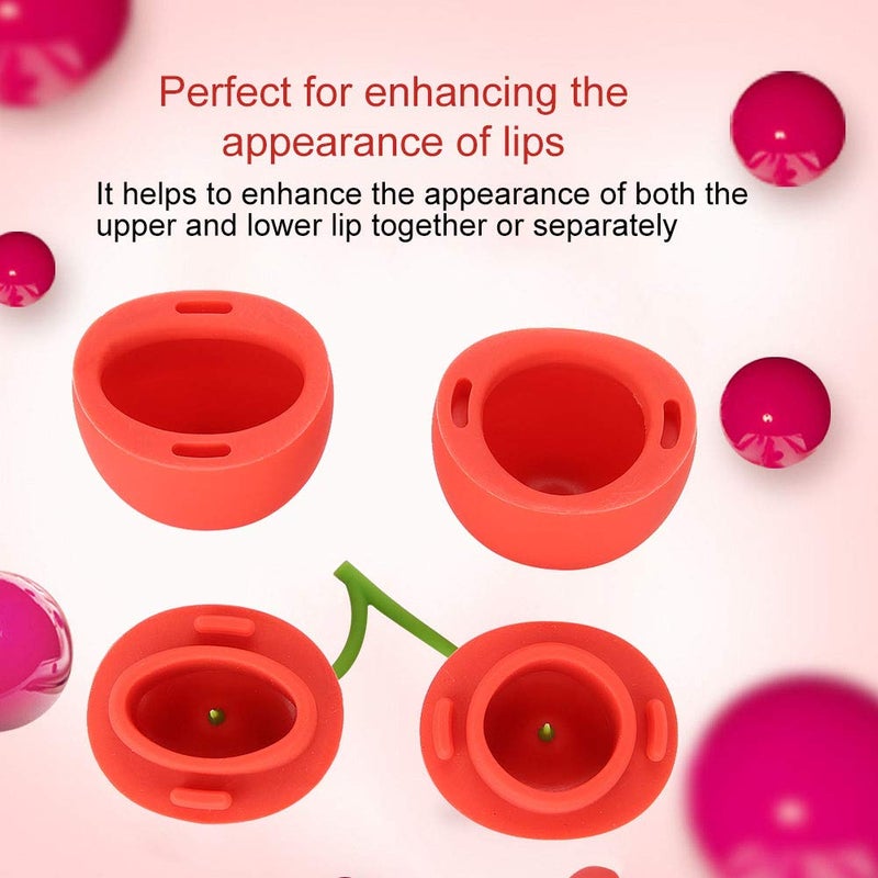 ZJchao Lip Enhancer - Lip Plumper Device for Women & Girls, Beauty Tool with Cherry Shape Design, for Lip Training & Plumping, Portable Lip Care Device - Image 4