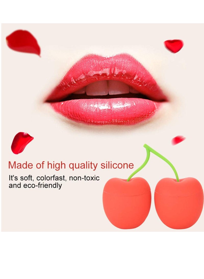 ZJchao - Lip Enhancer Device, Women Portable Hot Cherry Shaped Lip Plumper Enhancer Device Beauty Tool Bigger Mouth Lip Plumping Lip Plumpers Enhancer Lip Trainer for Women Girls - Image 1
