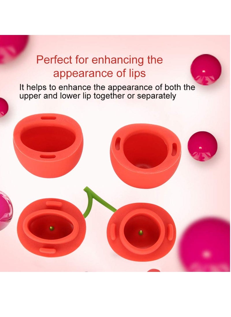 ZJchao - Lip Enhancer Device, Women Portable Hot Cherry Shaped Lip Plumper Enhancer Device Beauty Tool Bigger Mouth Lip Plumping Lip Plumpers Enhancer Lip Trainer for Women Girls - Image 1