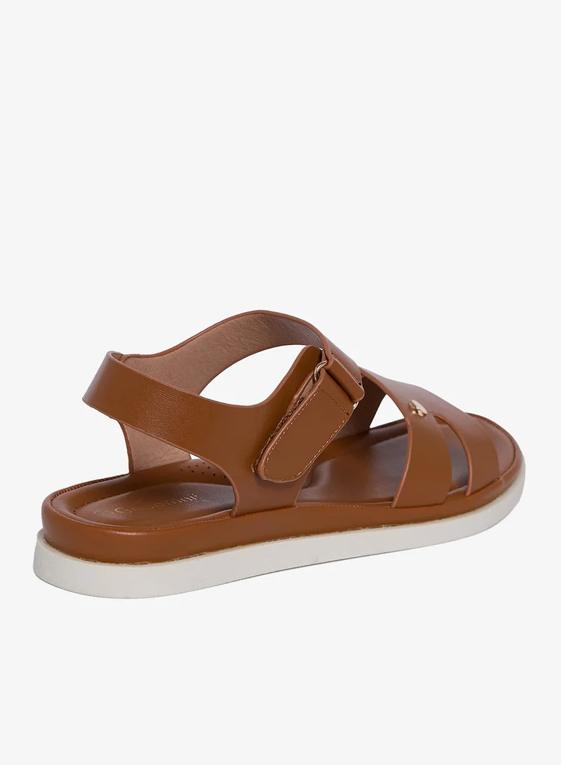 Geoomnii BROWN Geoomnii Comfort Slide Sandals for Women – Cushioned Slip-On Casual Sandals for Daily Wear, Home, Travel & Walking for Women | Best Price UAE