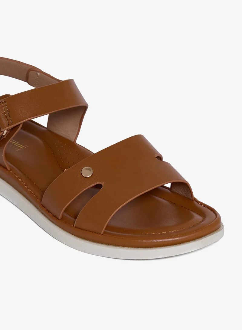 Geoomnii BROWN Geoomnii Comfort Slide Sandals for Women – Cushioned Slip-On Casual Sandals for Daily Wear, Home, Travel & Walking for Women | Best Price UAE