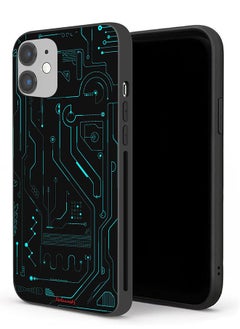 Apple iPhone 12 Protective Case Digital Art Circuits Minimalism Multiple Display