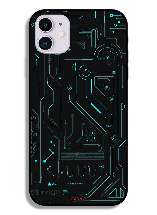 Tolwak - Apple iPhone 12 Protective Case Digital Art Circuits Minimalism Multiple Display - Image 1