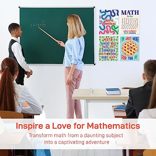 Sweetzer & Orange SO Math Posters for Elementary School Arithmetic Classroom Displays Learning Space Prints for Mathematics Number Charts for Middle Institute Study Section Decor Inspirational Notices 10PC - Image 3