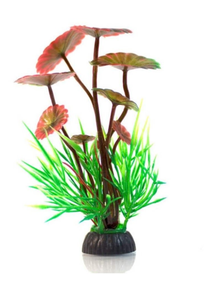 OASIS-TH Aquarium Decorations 5 Pack Lifelike Plastic Decor Fish Tank Plants,Used for Household and Office Aquarium Simulation Plastic Hydroponic Plants - Image 5