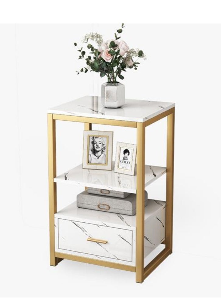 Golden - TV Stand, Modern TV Cabinet, Simple TV Cabinet Stand, Morden TV Table for TV, Small Apartment Mini Floor Cabinet, Background Storage Cabinet - Image 1