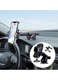 Car Phone Holder, Long Arm Suction Cup Holder, Mobile Phone Holder For Car Dashboard, Windshield, and Air Vent. Car Accessories Interior Compatible with Most Mobiles
