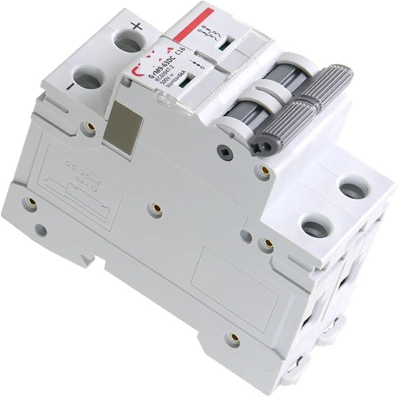 Din Rail DC MCB 2P 6KA 500V Mini Circuit Breaker 16A Size Gym9 Dc Mcb 2p Color - Image 1
