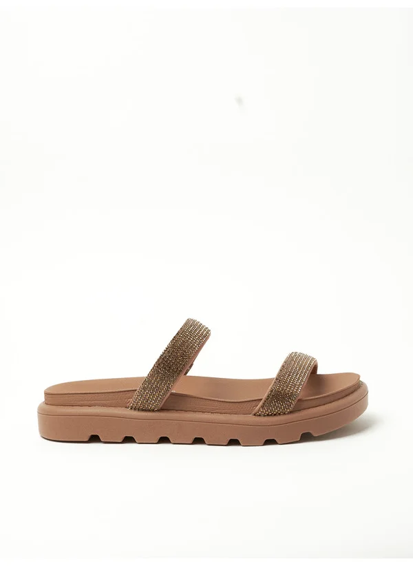 فيزانو Vizzano Ladies Comfort Sandals Nude | Made In Brazil