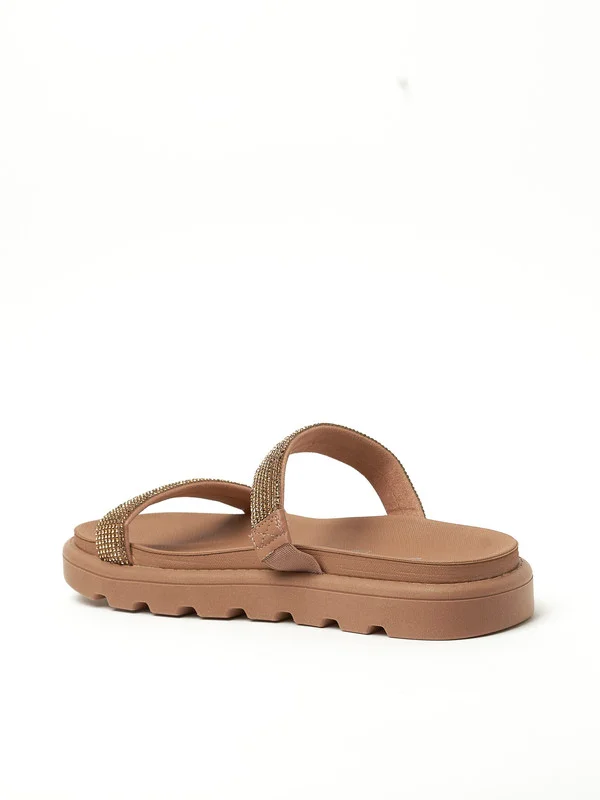 VIZZANO Flat Sandals for Women – Stylish Ladies Flat Sandals & Comfortable Flat Slippers