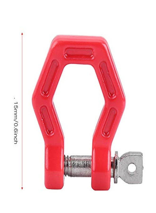 Dilwe RC Car Trailer Buckle, 4 Pcs Metal Tow Shackle Lock Catch for RC Climbing Crawler Car Accessory Parts - Image 2