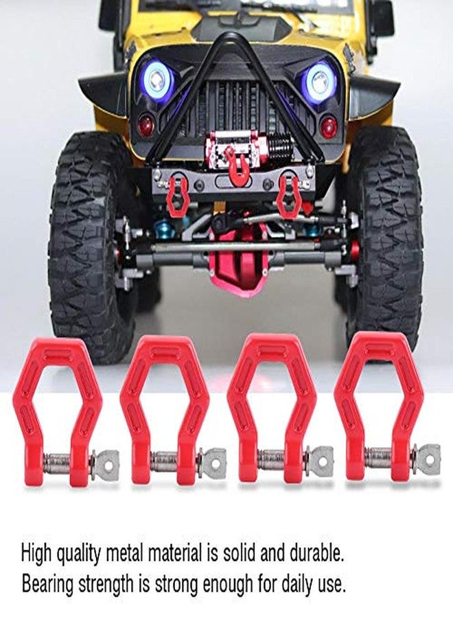 Dilwe RC Car Trailer Buckle, 4 Pcs Metal Tow Shackle Lock Catch for RC Climbing Crawler Car Accessory Parts - Image 3