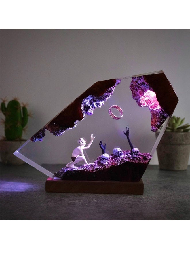 Gollum Lord of the Rings Fantasyland Epoxy Night Light Variable light