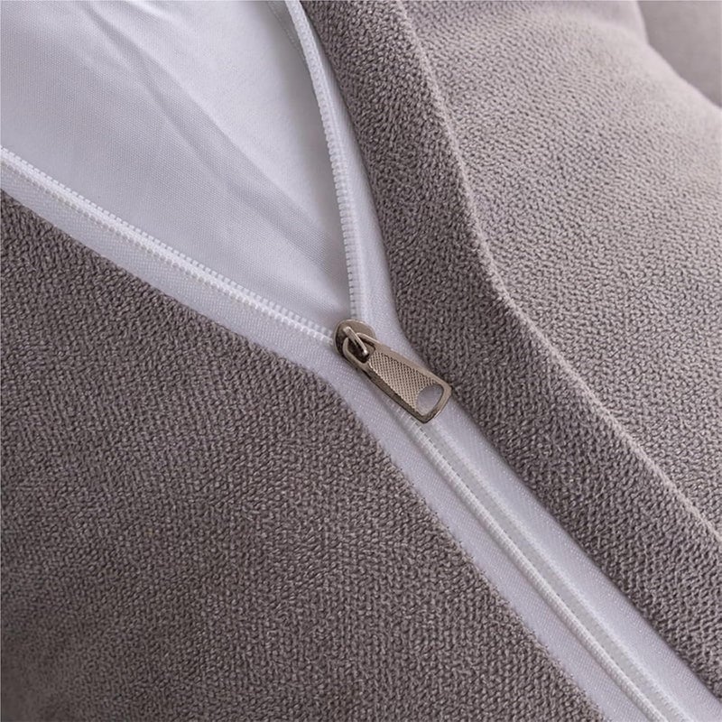 Headboard Wedge Pillow,Wedge Headboard Pillow, Triangle Backrest Cushion Triangular Bedside Cushion Headboard Bolster Support Lumbar Pillow for Day Bed Sofa,(F,60x50x20cm) - Image 2