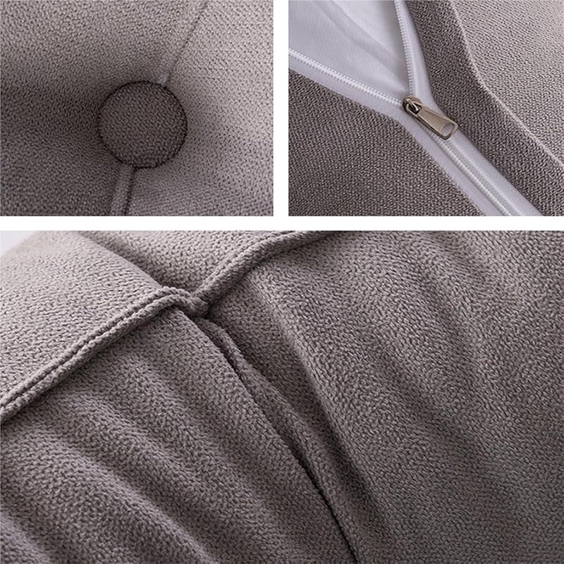 Headboard Wedge Pillow,Wedge Headboard Pillow, Triangle Backrest Cushion Triangular Bedside Cushion Headboard Bolster Support Lumbar Pillow for Day Bed Sofa,(F,60x50x20cm) - Image 5