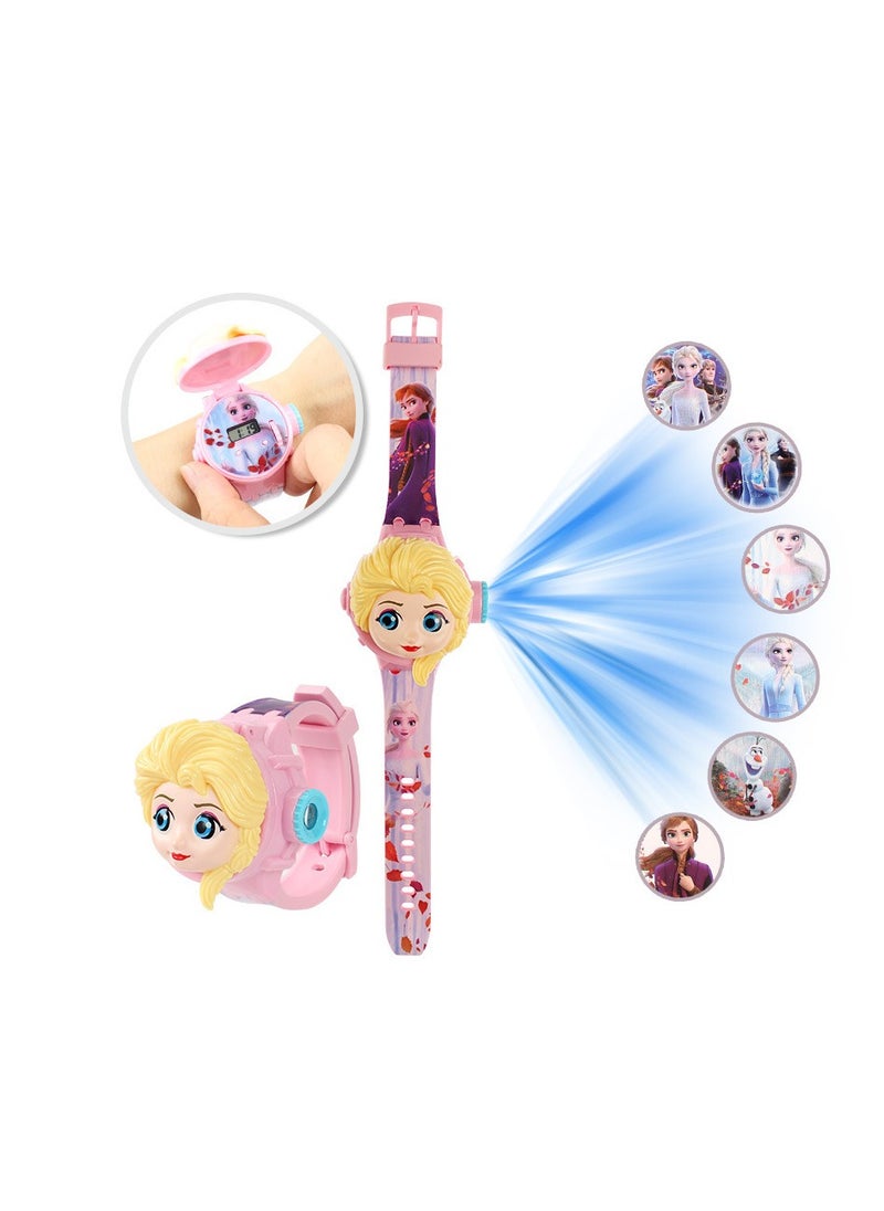 Disney FROZEN Kids Smart Watch Music 3D Cartoon Silicone Kids Wrist Watch  - Image 2