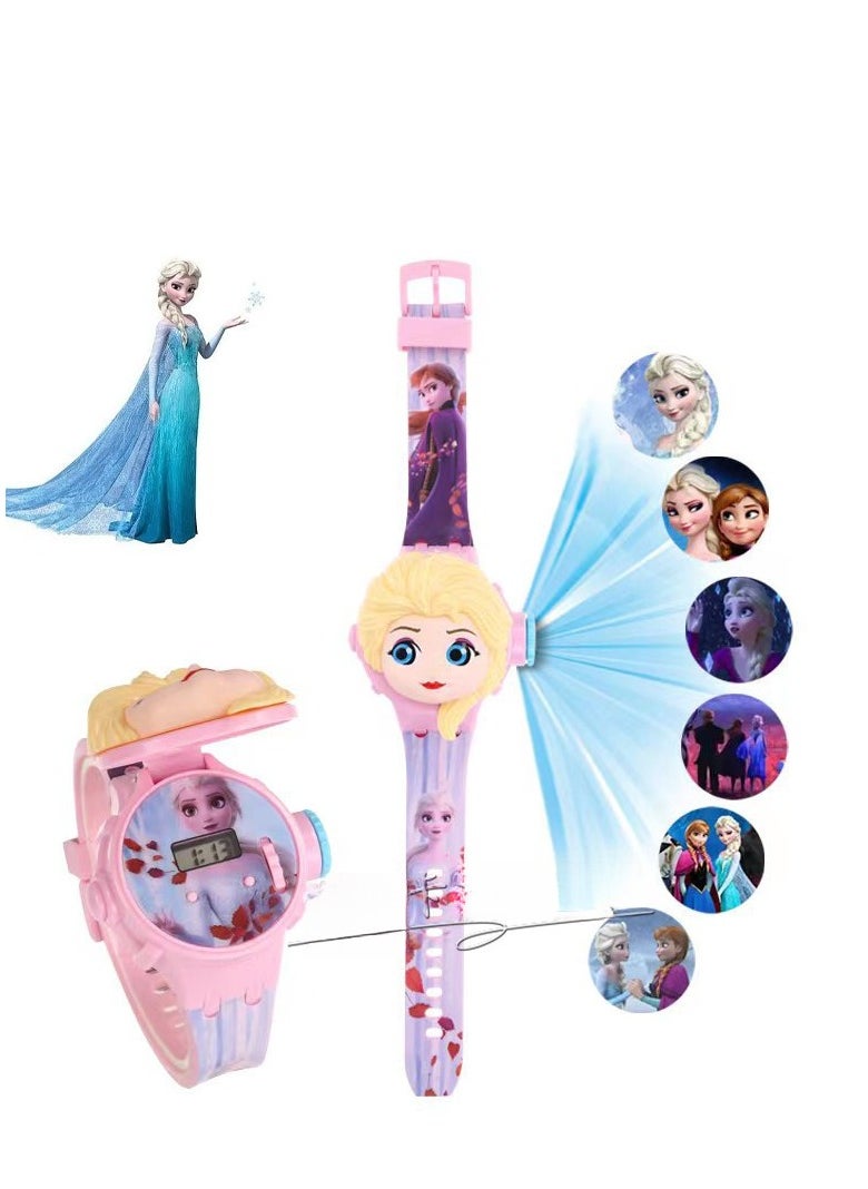 Disney FROZEN Kids Smart Watch Music 3D Cartoon Silicone Kids Wrist Watch  - Image 3
