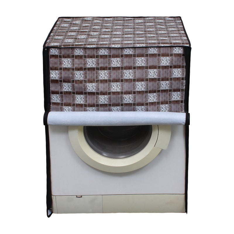 Lithara Waterproof Front Load Washing Machine Cover For 7 Kg, 7.2 Kg, 7.5 Kg, 8 Kg (Design_41) - Image 5