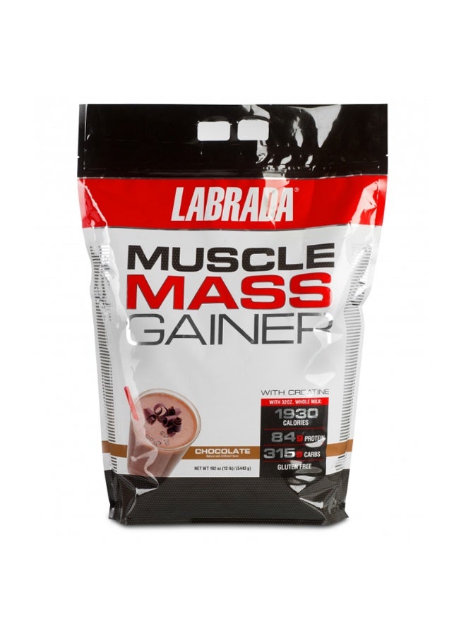 Labrada Muscle Mass Gainer Chocolate 12lb