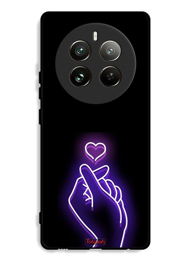 Tolwak Realme 12 Pro 5G Protective Case Cover Snap Small Heart - Image 1