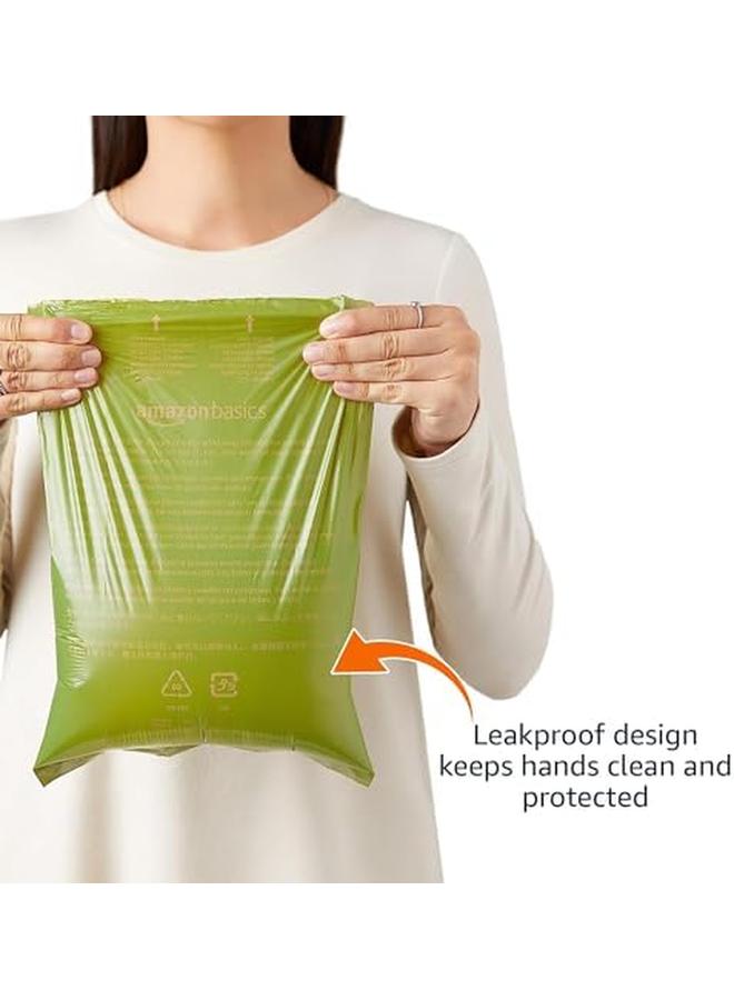 Enhanced Dog Waste Bags With Dispenser And Leash Clip 540 Count 9 X 13 Inches Cucumber Scented