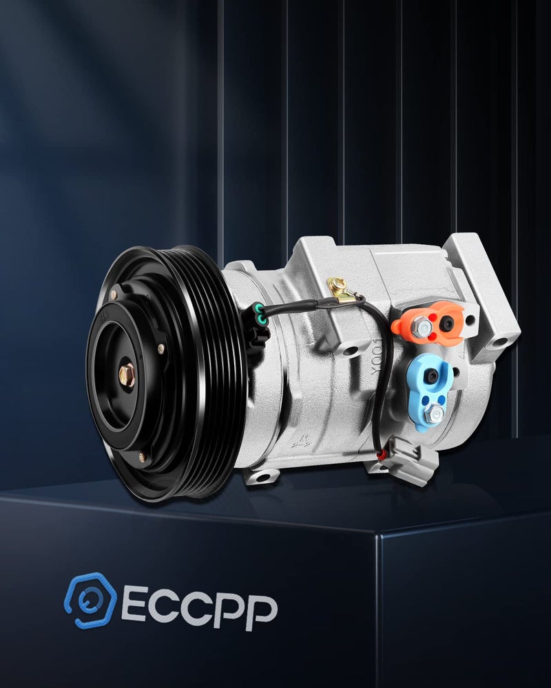 ECCPP AC Compressor 2003-2006 for Acura MDX 3.5L 2003-2008 for Honda for Accord Odyssey Pilot Ridgeline 3.0L 3.5L Air Conditioning Compressor Rapid Cooling 10S20C - Image 2