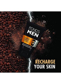 Pond's Men'S Energy Bright Face Wash Coffee Beans Bright Skin 50G  - Image 4