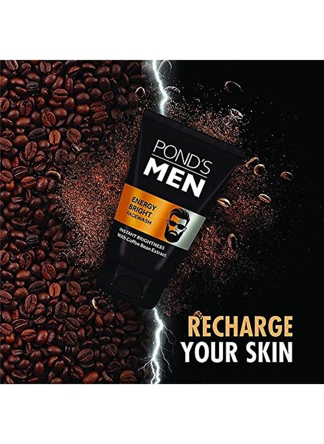 Pond's Men'S Energy Bright Face Wash Coffee Beans Bright Skin 50G  - Image 4