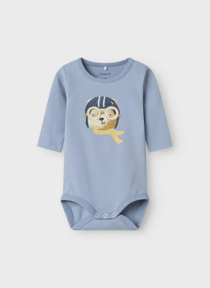 نيم ات Kids Nbmkopilot Graphic Bodysuit