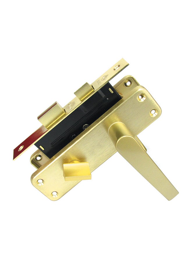 Right Hand Lockset With Latch Gold 23x14x8centimeter