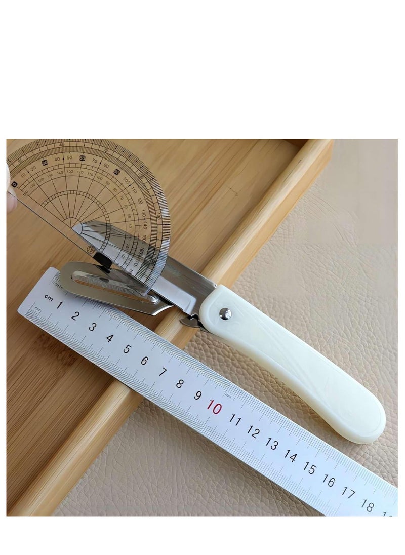 COOLBABY Multi-Purpose Knife, Foldable, Peeler, Fruit/Vegetable Cutter & Bottle Opener. Steel Knife (Pack of 1)