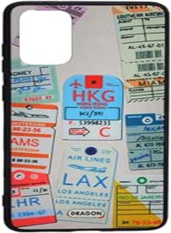 Dragon Plastic Creative Back Phone Protection Case Print Design With Silicone Safety Edges And Mirror Back For Samsung Galaxy S11/ S20+ - Multi Color