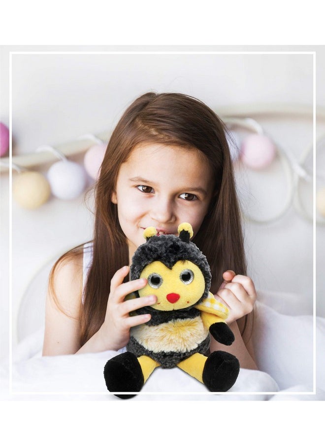 Puzzled Dollibu Sitting Bee Plush Super Soft Bee Insect Stuffed Animal Cute Realistic Stuffed Animal Bee Plush Toy For Boys And Girls Adorable Insect Plush Bee Gift For Baby Kids And Adults 7 Inches  - Image 5