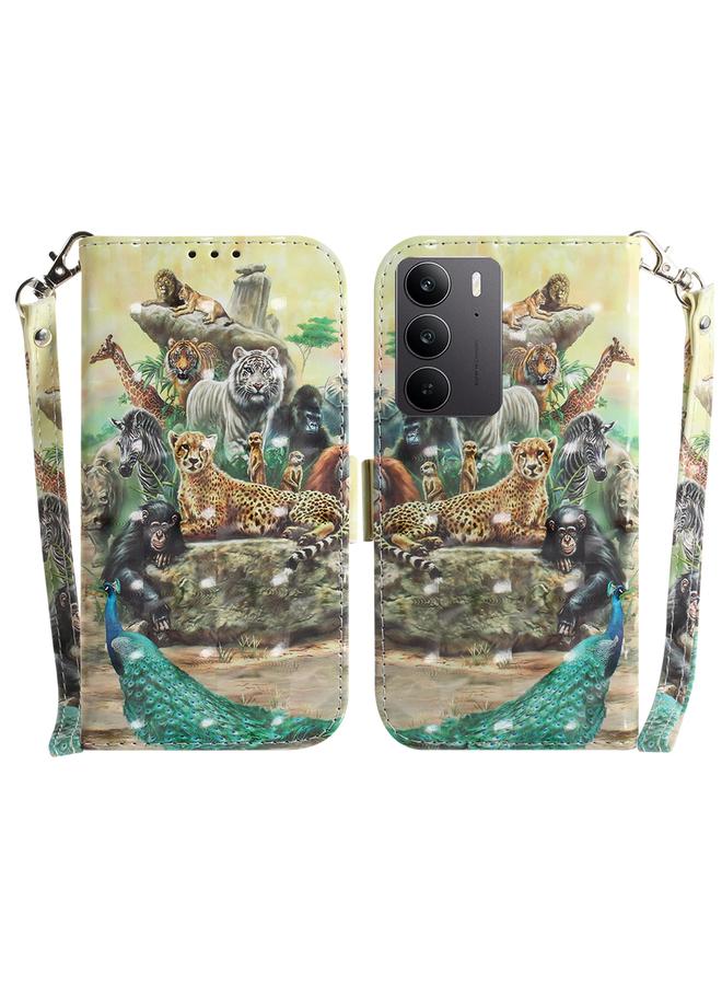 S-TOP Case For Realme C75 3D Colored Horizontal Flip Leather Phone Case - Image 1