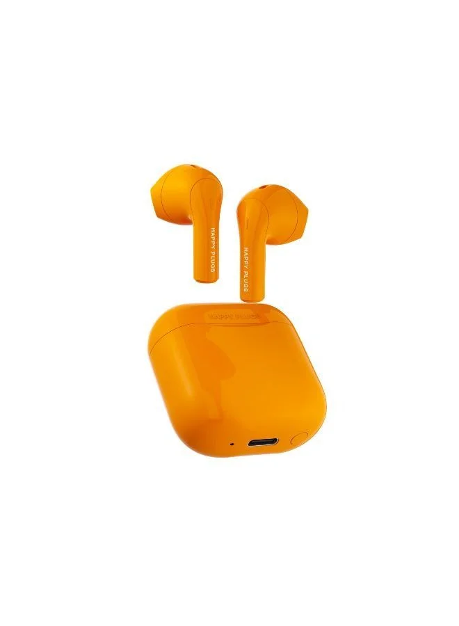 هابي بلجز سماعات HAPPY PLUGS Joy True Wireless - برتقالي