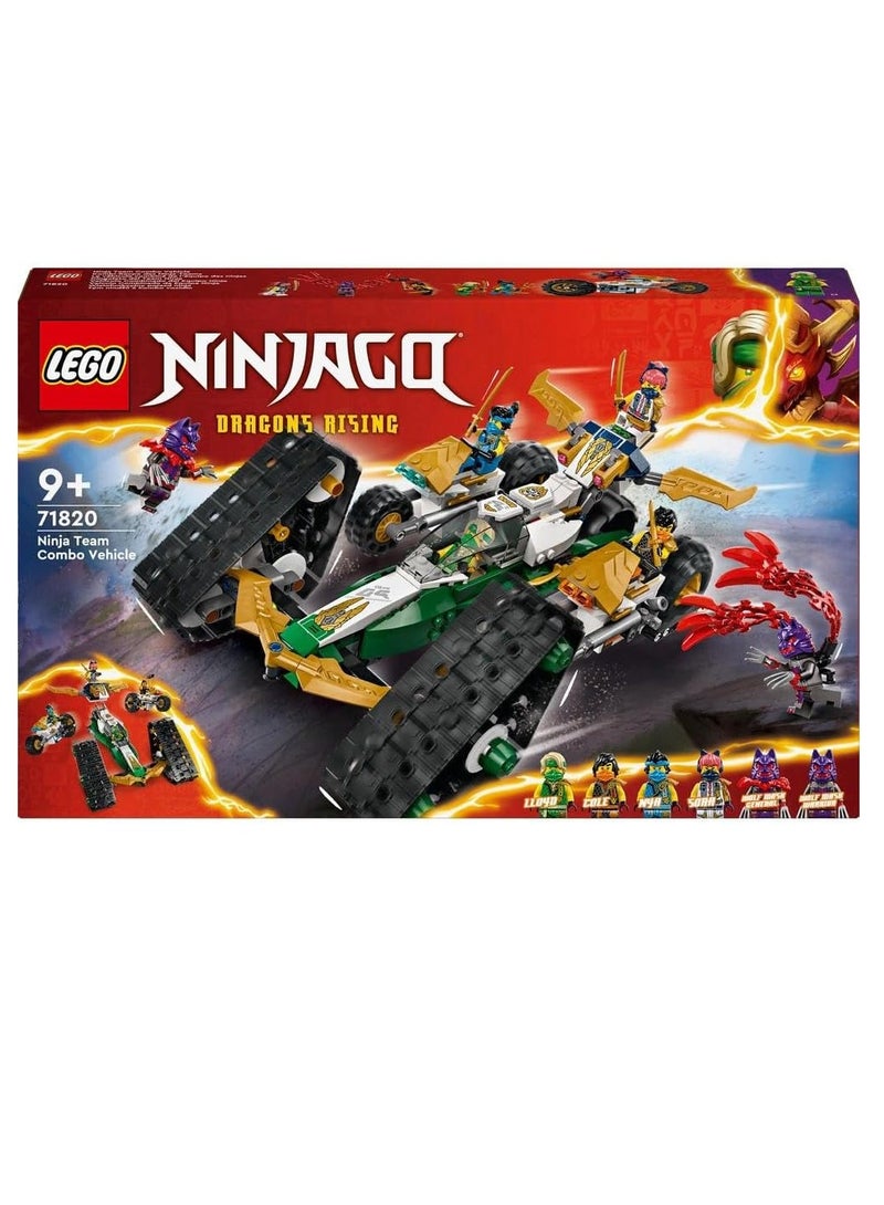 LEGO LEGO NINJAGO Ninja Team Combo Vehicle 4-in-1 Ninja Adventure Toy 71820  - Image 5