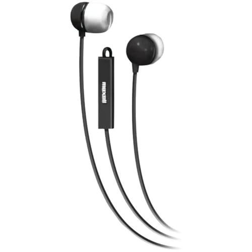 Maxell 190300 In Ear Bud With Mic Black - Image 1