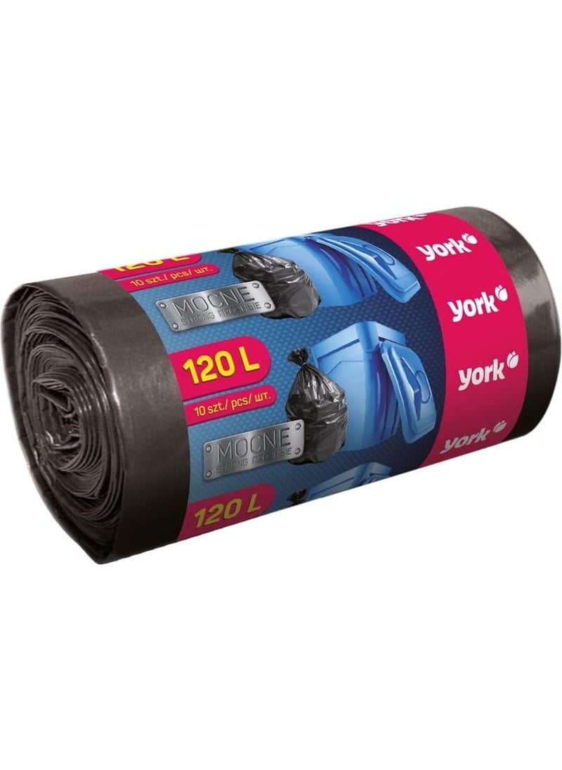 MiniHome York Extra Strong Garbage Bag 120L 10 Pieces 090530  - Image 1