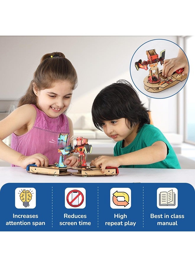 Smartivity STEM DIY Fun Fighting/Battle Game, Multiplayer | Gift for Boys & Girls 6 to 14 | Best Arcade Game for Kids - Image 2