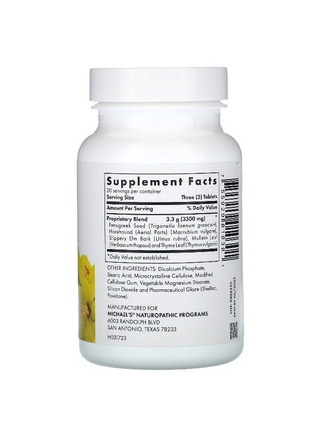 Michael's Naturopathic Michael's Naturopathic, LNG, 60 Vegetarian Tablets - Image 2
