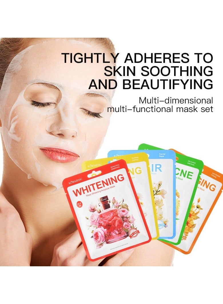 Kormesic Freesia Ampoule Hydrating & Brightening Mask 25ml-5 packs - Image 5