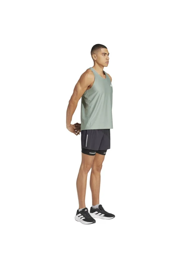 Adidas adidas OTR B TANK Green Running TANK for Men - XS