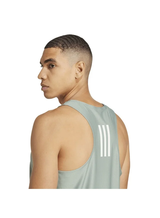 Adidas adidas OTR B TANK Green Running TANK for Men - XS