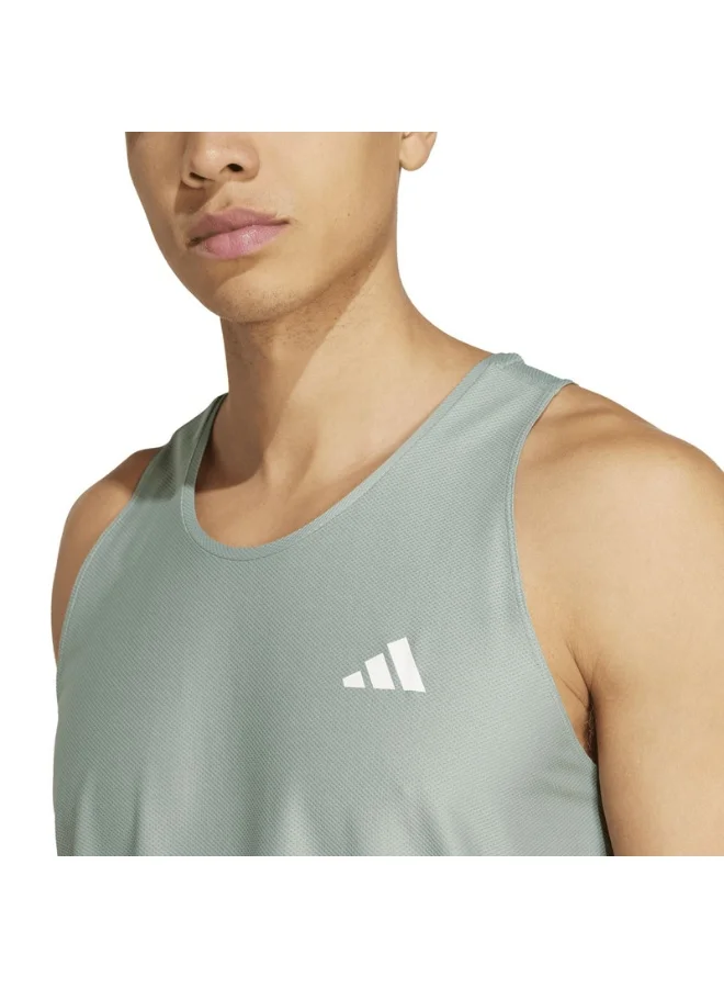 Adidas adidas OTR B TANK Green Running TANK for Men - XS
