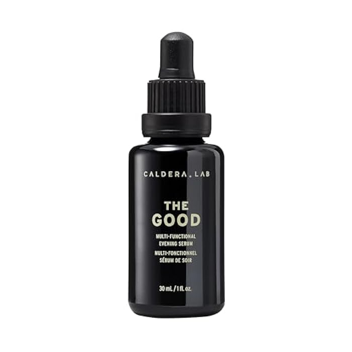 Caldera + Lab The Good | Men's Organic Moisturizing Face Serum for Dry, Sensitive, & Normal Skin – Vegan, Natural & Antioxidant Packed Skincare Facial Oil - Image 1