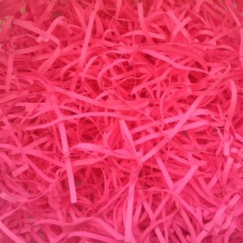 PN PRISM Shredded Paper for Packing, 200 GMS, Pink Paper Shred, Paper Grass, Decorative Paper Fillers for DIY Crafts, Packing Material, New Year, Christmas Decoration - Image 2