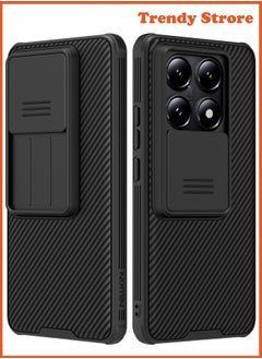 Nillkin For Xiaomi 14T Pro Case, Camera Lens Protection Slide Cover, TPU and PC Shockproof Bumper Back Cover, Anti-Fingerprint Mobile Phone Case, Slim Fit Protective Casing  - Image 1
