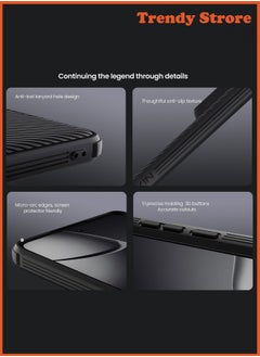 Nillkin For Xiaomi 14T Pro Case, Camera Lens Protection Slide Cover, TPU and PC Shockproof Bumper Back Cover, Anti-Fingerprint Mobile Phone Case, Slim Fit Protective Casing  - Image 4