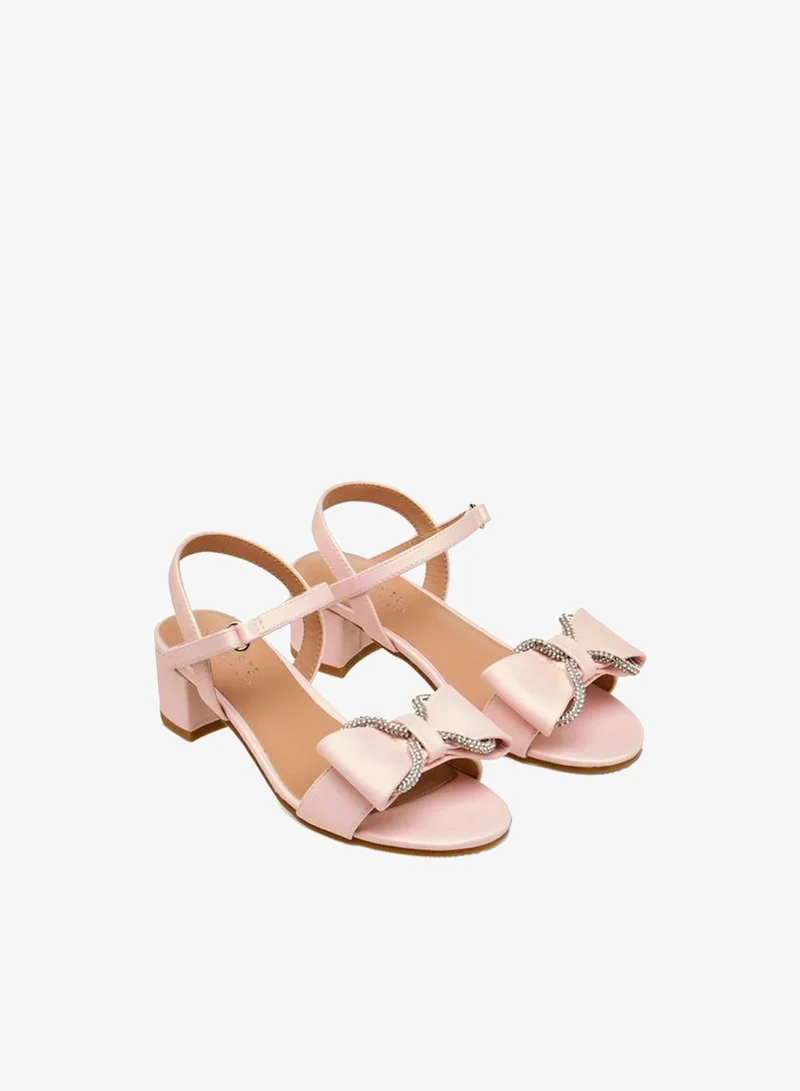 سيليست Girls Block Heel Sandals Ramadan Collection