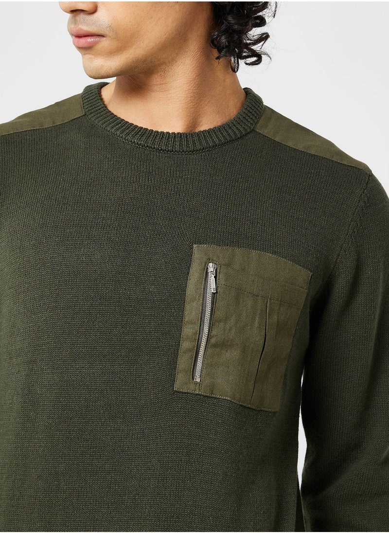 BRAVE SOUL - Zip Pocket Sweater - Image 1
